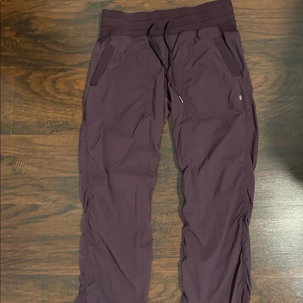 Lululemon dance studio pants (unlined) - deep purple - size 8
